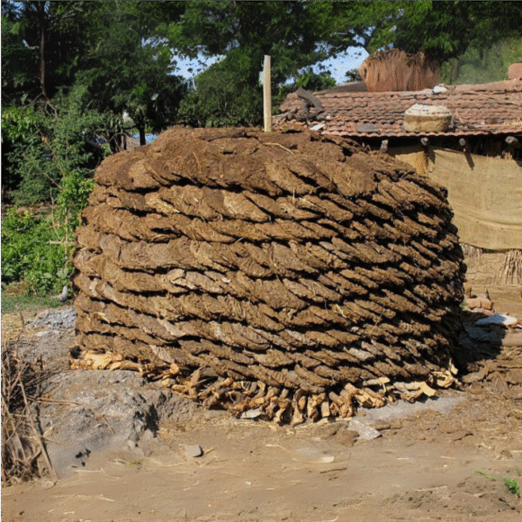 Cow Dung Cake 10x6 Pieces - Image 4